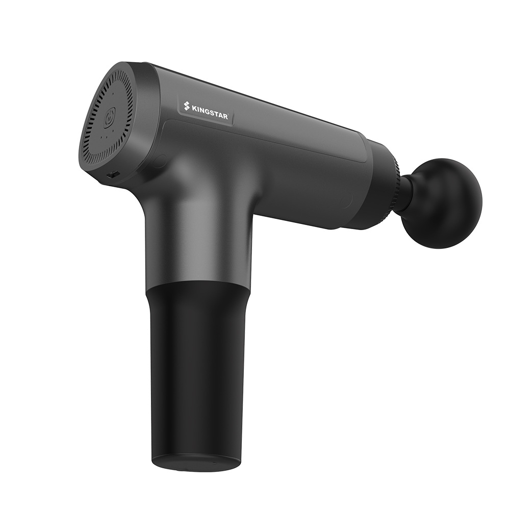 Portable muscle/ fascia massage gun. adjustable speed     black