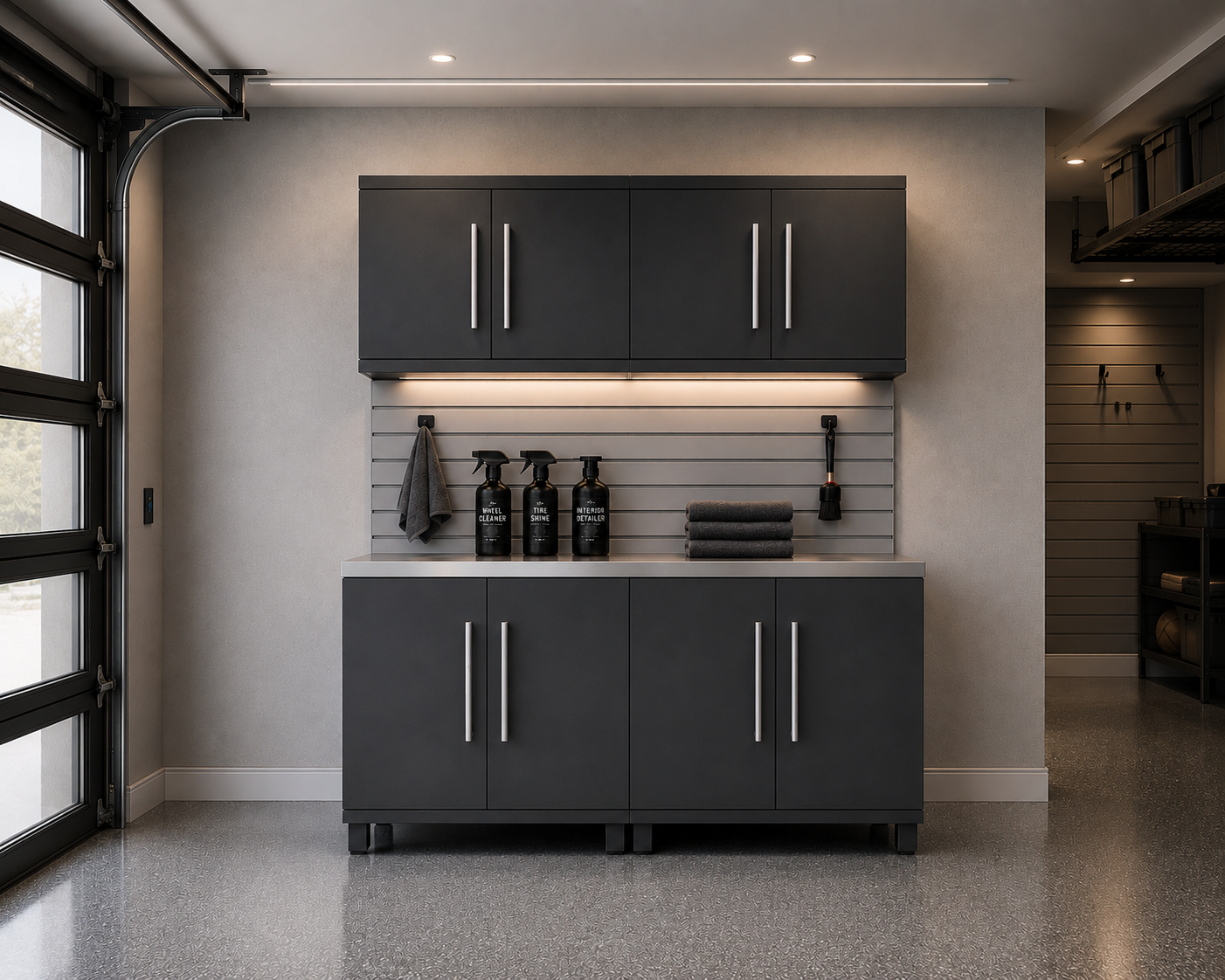 Prestige Series 5pc Garage Cabinet Set Stainless Steel 🍁