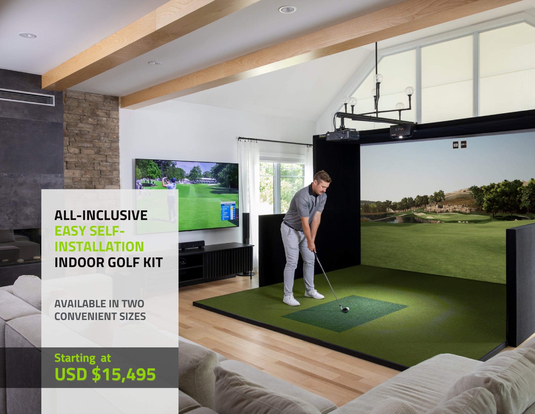 🥇 Golf Simulator KIT1 PACKAGE