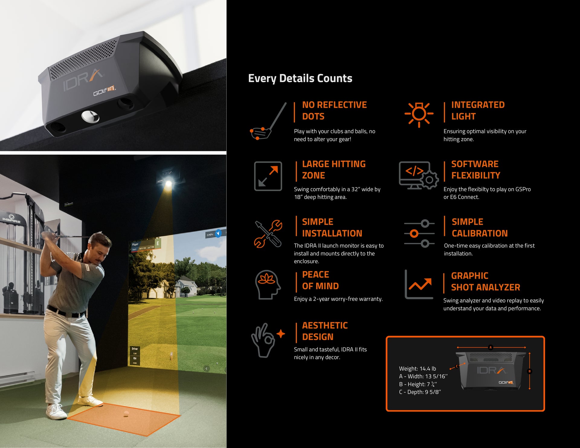 🥇 Golf Simulator KIT1 PACKAGE