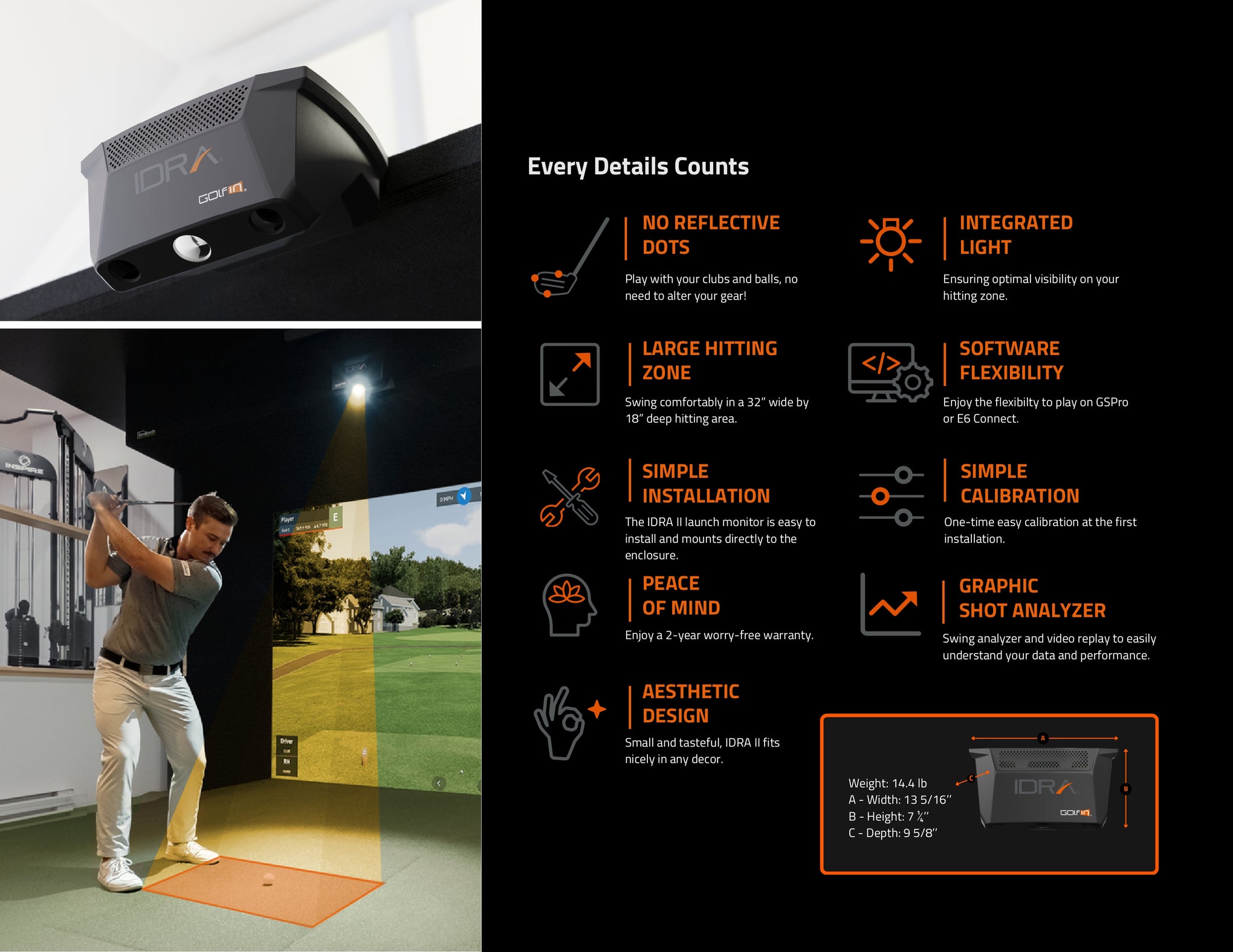 🥇 Golf Simulator KIT1 PACKAGE