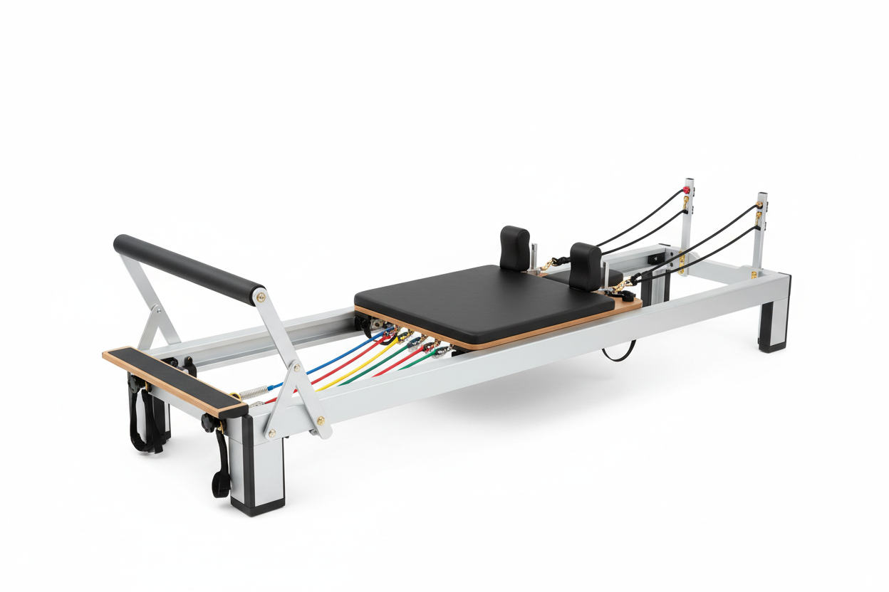 Foldable Pilates Reformer - Clean Studio Shot