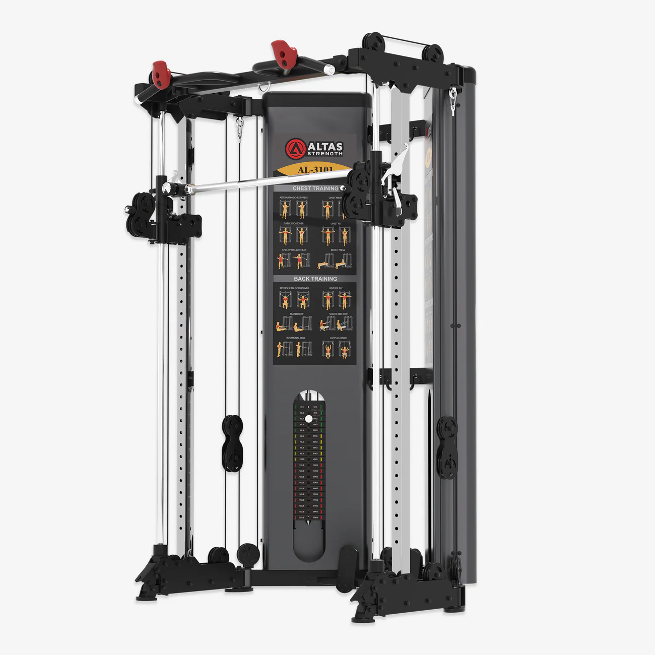 🥇 FoldingSmith Machine With  Gym Squat Rack GM-AL-3101