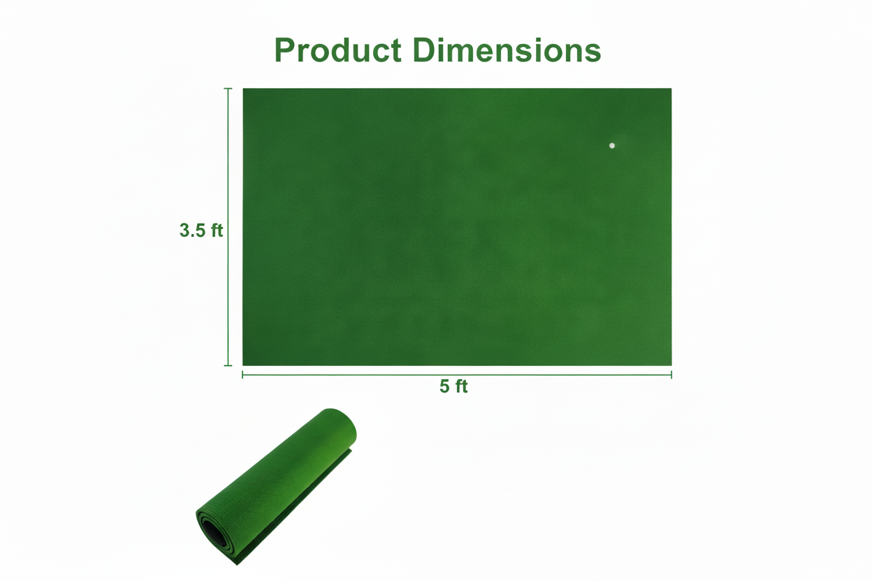 🥈 Golf Hitting Mats - 3.8x5 Artificial Turf. FREE SHIPPING