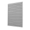 Slat Wall Paneling, 4 X 4 Ft, PVC GREY FREE SHIPPING