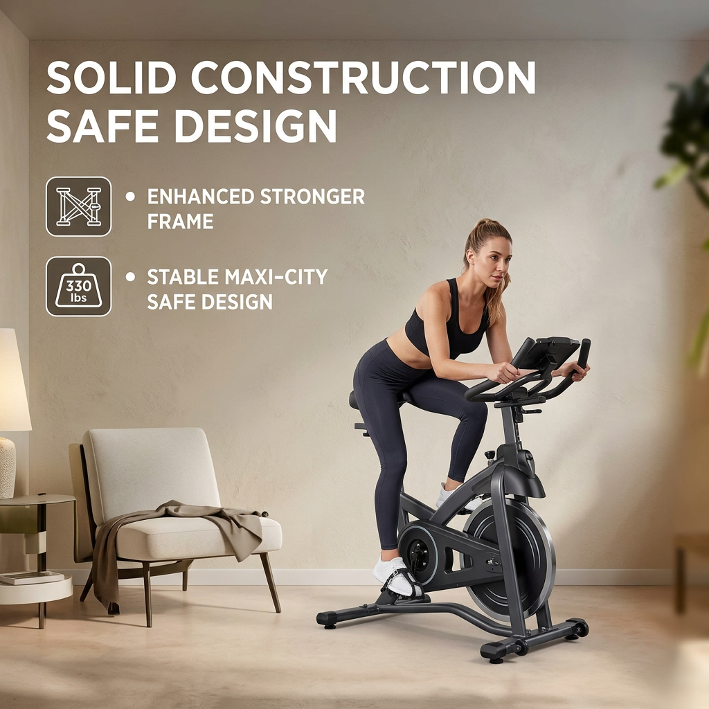 Enlarged Stationary Bike Image