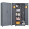 Gray Metal Storage Cabinet