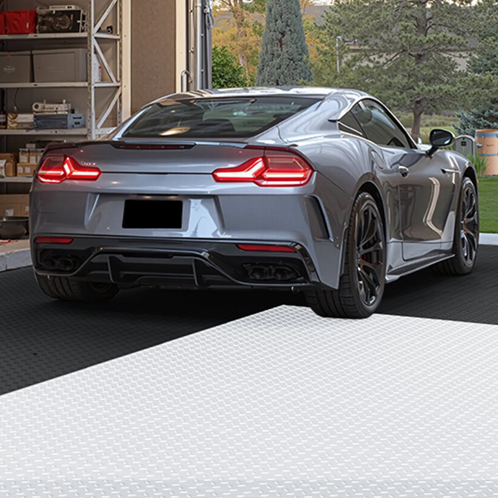 G&M -Garage Floor Tiles Interlocking, 8 Pack 20.2 x 20.2 x 0.2